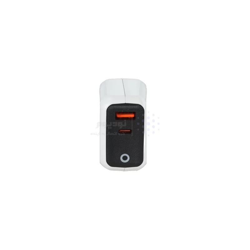 شارژر دیواری فست و PD دو پورت +Lindos مدل LN-CH30 30W به همراه کابل شارژ Type-C - سفید - تصویر 5