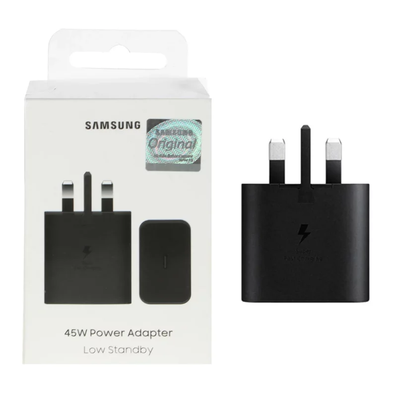 شارژر دیواری سه پین PD و فست تک پورت SAMSUNG مدلEP-T4511 45W - مشکی (گارانتی شش ماهه شرکتی) - تصویر 2