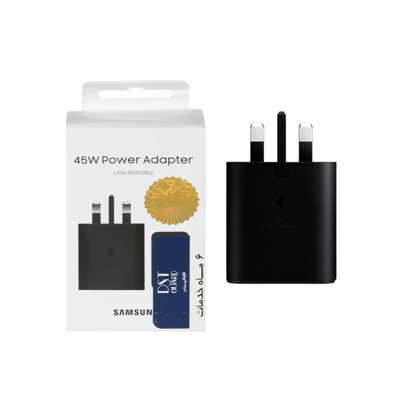 شارژر دیواری فست و PD تک پورت Samsung مدل EP-T4511 45W HI Plus - مشکی - Low Standby مجهز به فناوری NFC (گارانتی شش ماهه DST) - تصویر 2