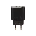 شارژر دیواری 20W فست و PD دو پورت Sunrise مدل AC-1 - مشکی (OpenBox) - تصویر 4