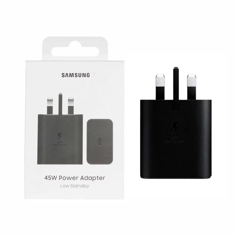 شارژر دیواری سه پین PD و فست تک پورت SAMSUNG مدلEP-T4511 45W - اصلی - مشکی (گارانتی شش ماهه شرکتی) - تصویر 2