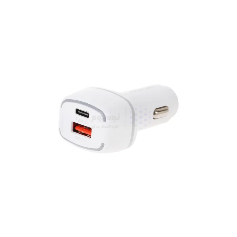 شارژر فندکی فست و PD دو پورت FIRSTYOU مدل F022 38W - سفید - تصویر 3