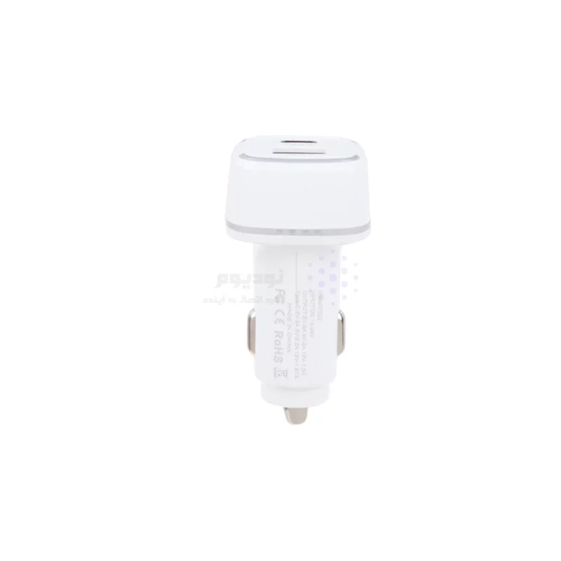 شارژر فندکی فست و PD دو پورت FIRSTYOU مدل F022 38W - سفید - تصویر 4