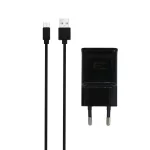 شارژر دیواری فست Samsung مدل EP-TA200 همراه کابل اندروید مشکی(گارانتی پارتیان پایا) درجه یک