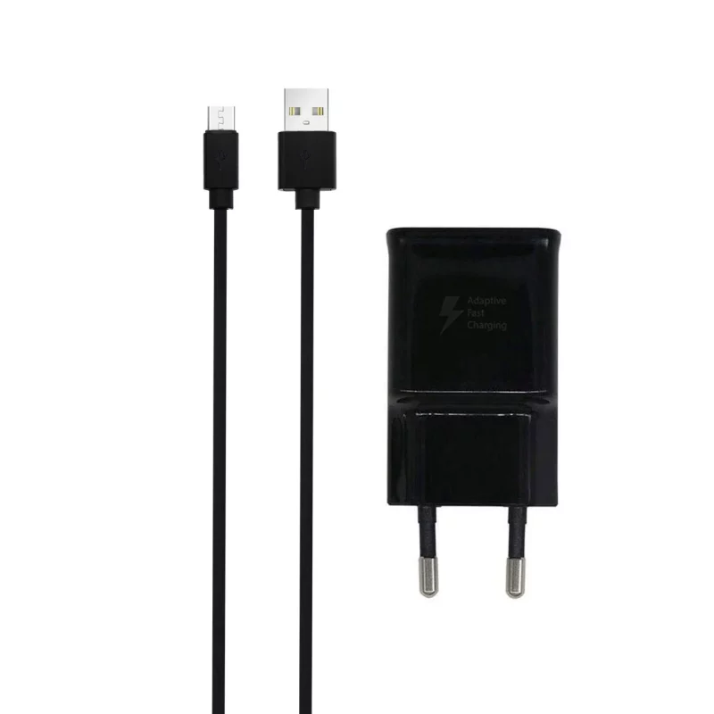 شارژر دیواری فست Samsung مدل EP-TA200 همراه کابل اندروید مشکی(گارانتی پارتیان پایا) درجه یک - تصویر 2