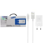 شارژر دیواری فست Samsung مدل EP-TA200 همراه کابل اندروید سفید (گارانتی پارتیان پایا) - درجه یک