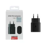 شارژر دیواری دو پین SAMSUNG 25W ـ TA800 ( فست و PD) مشکی ( پارتیان پایا) - درجه یک