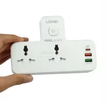شارژر دیواری PD و چند راهی برق LDNIO مدل SC2311 20W - سفید - تصویر 4