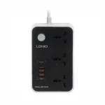 شارژر دیواری PD و چند راهی برق LDNIO مدل SC3412 20W - سفید خاکستری - اصلی (گارانتی 6 ماهه شرکتی)
