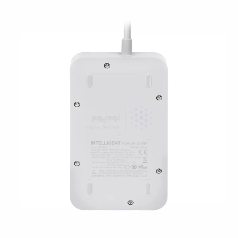 شارژر دیواری PD و چند راهی برق LDNIO مدل SC3412 20W - سفید خاکستری - اصلی (گارانتی 6 ماهه شرکتی) - تصویر 3