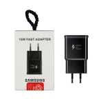 شارژر دیواری فست تک پورت Samsung مدل EP-TA200 15W - مشکی (گارانتی پارتیان پایا) NEW درجه یک