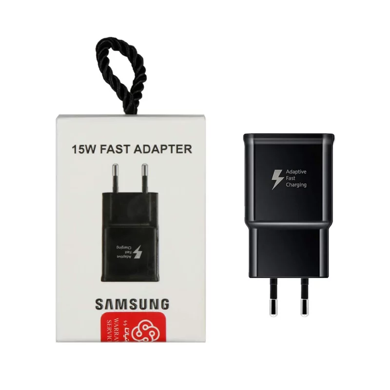 شارژر دیواری فست تک پورت Samsung مدل EP-TA200 15W - مشکی (گارانتی پارتیان پایا) NEW درجه یک - تصویر 2