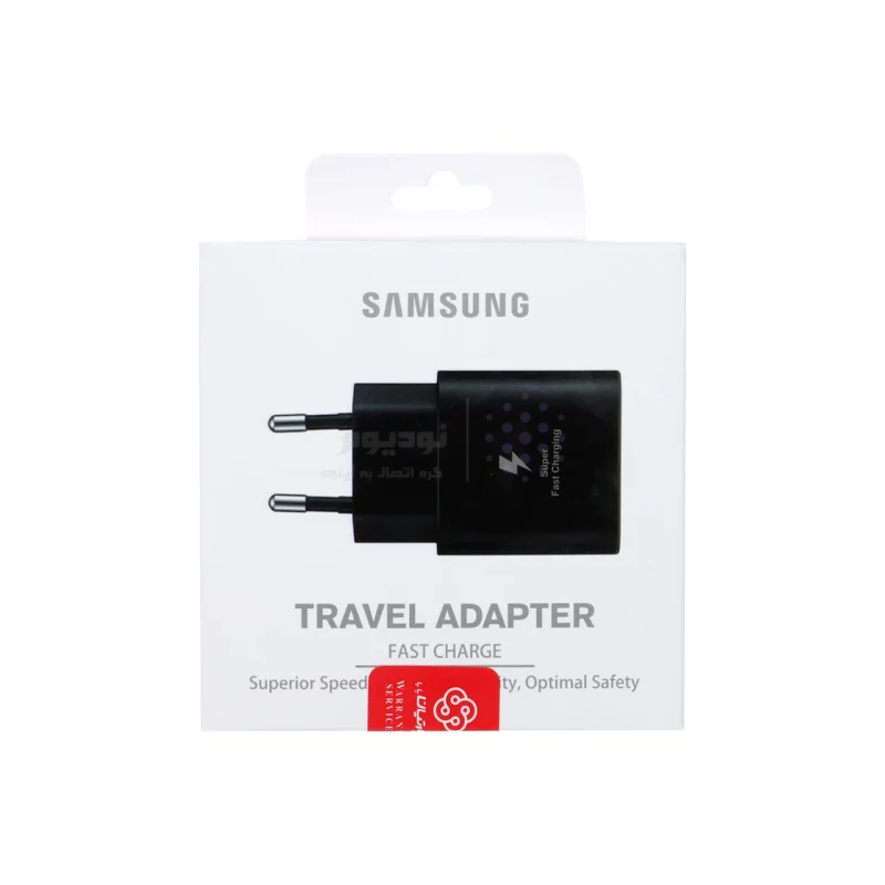 شارژر دیواری فست تک پورت Samsung مدل EP-TA200 15W - مشکی (گارانتی پارتیان پایا) NEW درجه یک - تصویر 6