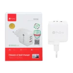 شارژر دیواری 65 وات فست و PD سه پورت ProOne مدل PWC565 - سفید