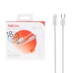 کابل شارژ فست Hatron Type-C To Lightning مدل HC365i - سفید - تصویر 3