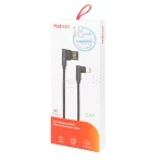 کابل شارژ فست آیفون Hatron مدل HC180i - مشکی  - تصویر 3