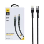 کابل شارژ 1.5 متری PD و فست JBQ Type-C to Lightning مدل CA-720 - مشکی (گارانتی یکساله رصاصی)
