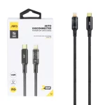 کابل شارژ 1.5 متری PD و فست JBQ Type-C to Lightning مدل CA-728 - مشکی (گارانتی یکساله رصاصی)