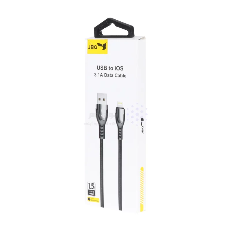 کابل شارژ 1.5 متری فست آیفون JBQ مدل DT-02 - مشکی (گارانتی یکساله رصاصی) - تصویر 4