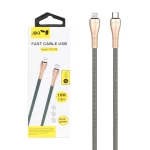 کابل شارژ 1.5 متری فست JBQ Type-C to Lightning مدل CB-12P1 - سبز تیره (گارانتی یکساله رصاصی)
