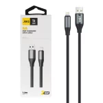 کابل شارژ 1.2 متری فست آیفون JBQ مدل CA-612 - مشکی (گارانتی یکساله رصاصی)