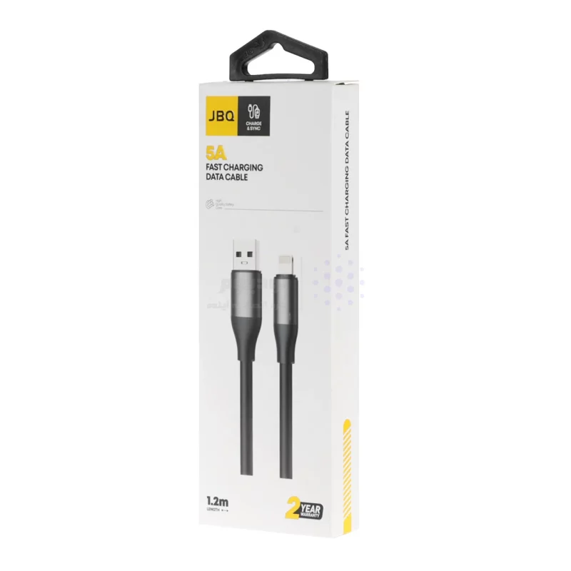 کابل شارژ 1.2 متری فست آیفون JBQ مدل CA-612 - مشکی (گارانتی یکساله رصاصی) - تصویر 4