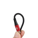 کابل شارژ کنفی سوپر فست MASTER Type-C مدل ETM 003 - مشکی قرمز - تصویر 3