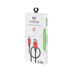 کابل شارژ کنفی سوپر فست MASTER Type-C مدل ETM 003 - مشکی قرمز - تصویر 4