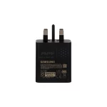شارژر دیواری سه پین فست و PD تک پورت SAMSUNG Type-C مدل EP-T4510 45W به همراه کابل شارژ Type-C - مشکی درجه یک (6 ماهه DST + بیمه نامه 12 ماهه DGARD) مجهز به فناوری NFC - تصویر 3