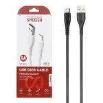 کابل شارژ 1.1 متری فست Shoosh Type-C مدل SH401C - مشکی - SMO