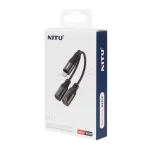 کابل تبدیل دو کاره NITU Lightning مدل NX024 - مشکی (گارانتی 18 ماه تعویض نیکان همراه) - تصویر 3