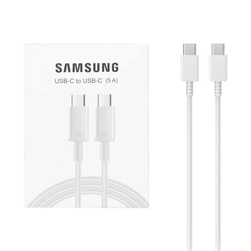 کابل شارژ Samsung Type-C to Type-C مدل Note 10 - سفید (پک دار) - BSA - تصویر 2