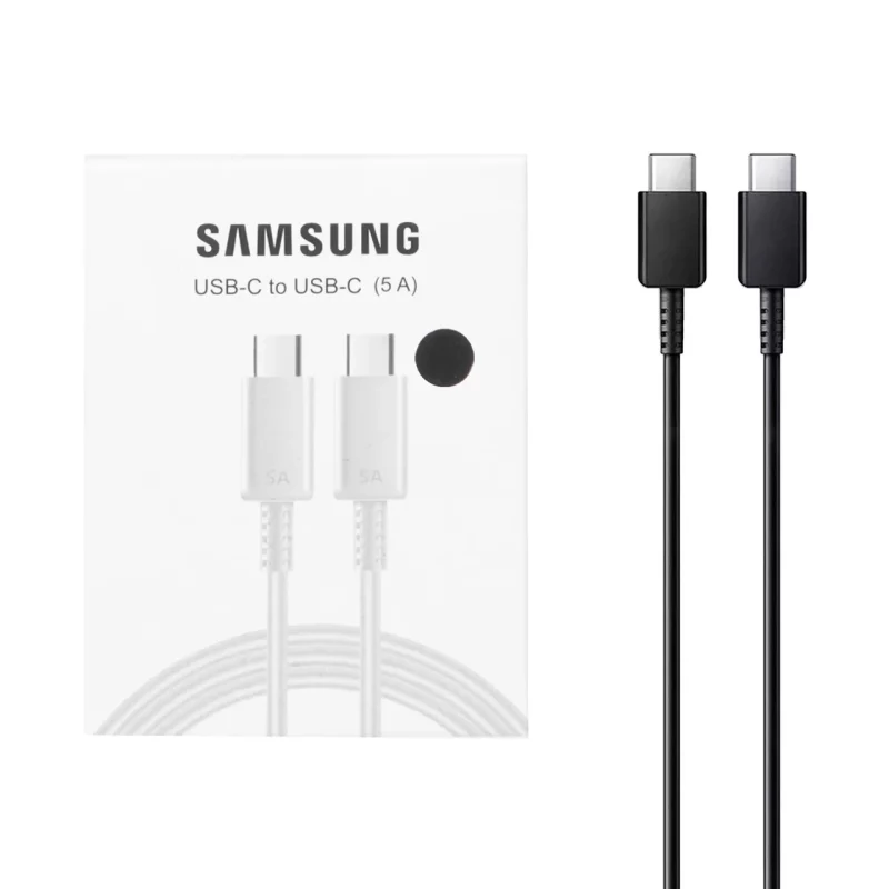 کابل شارژ Samsung Type-C to Type-C مدل Note 10 - مشکی (پک دار) - BSA - تصویر 2