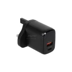 شارژر دیواری فست و PD دو پورت Nitu مدل NTC145 20W همراه با کابل Type-C To Type-C - مشکی (گارانتی 18 ماه تعویض نیکان همراه) - تصویر 4