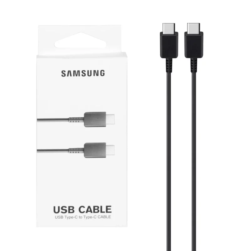 کابل شارژ SAMSUNG Type-C to Type-C مدل S22 - مشکی - BSA - تصویر 2