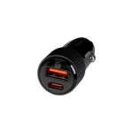 شارژر فندکی فست و PD دو پورت LDNIO مدل C510Q 38W به همراه کابل شارژ Type-C to Type-C - مشکی - تصویر 4