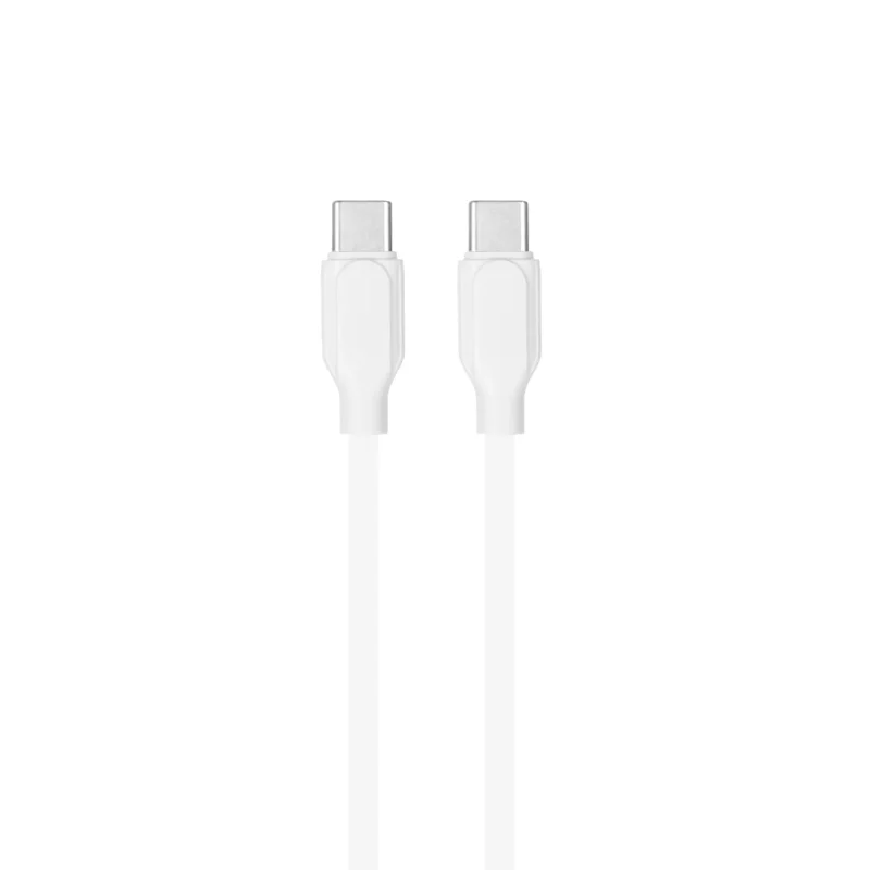 کابل شارژ سوپر فست Type-C to Type-C - سفید - تصویر 2