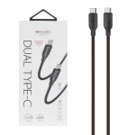 کابل شارژ فست yesido Type-C To Type-C مدل CA175 - مشکی (گارانتی 18 ماه تعویض نیکان همراه)