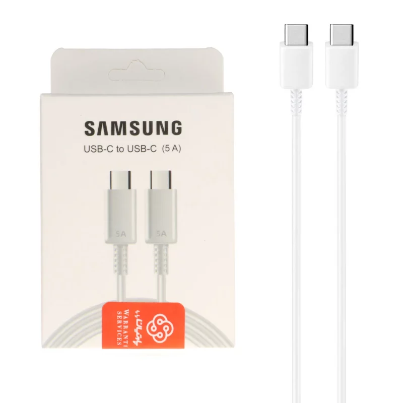 کابل شارژ سوپر فست و Samsung Type-C to Type-C PD مدل EP-DN975 - سفید (گارانتی پارتیان پایا) درجه یک - تصویر 2