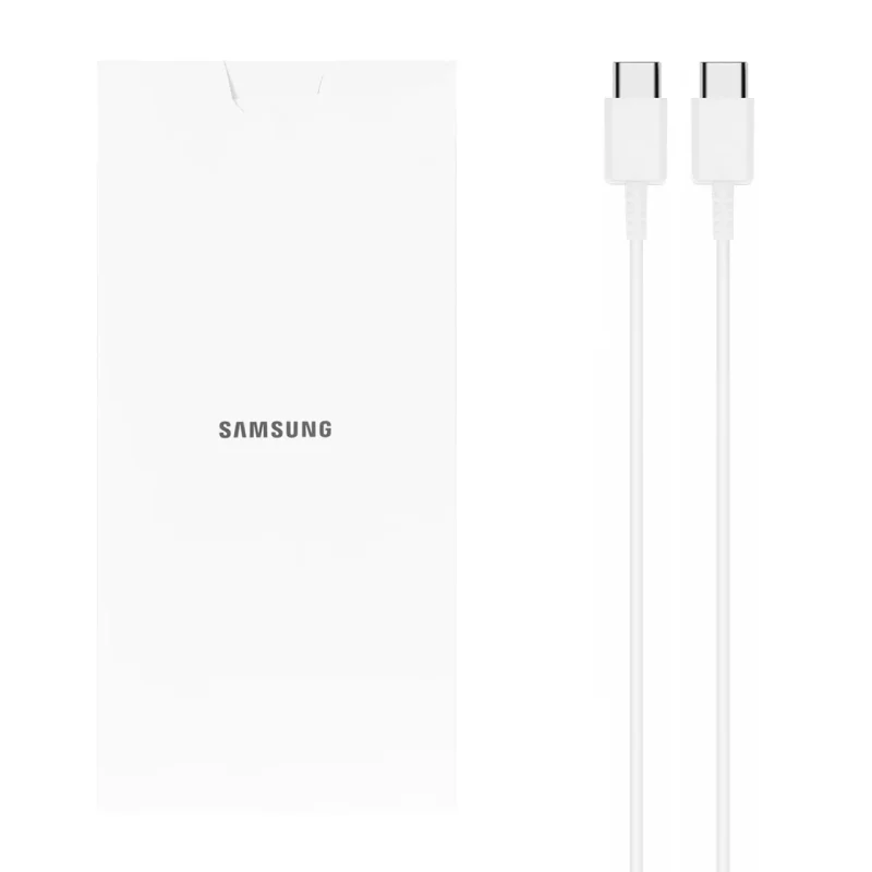 کابل شارژ سرکارتنی فست Samsung Type-C to Type-C مدل DN980 25W - سفید - DST (گارانتی شش ماهه) - تصویر 2