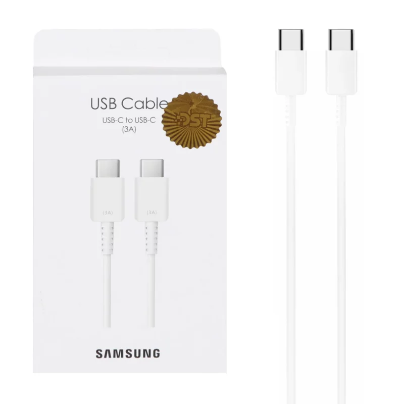 کابل شارژ فست و Samsung Type-C to Type-C PD مدل S22 EP-DN980 - سفید - DST (گارانتی شش ماهه) - تصویر 2