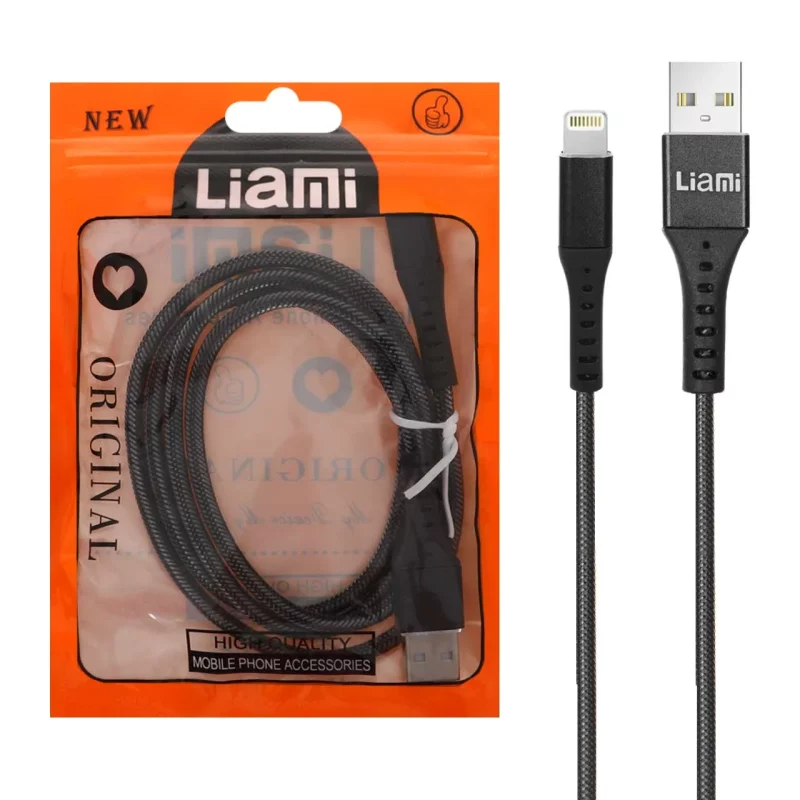 کابل شارژ فست آیفون Liami - مشکی (گارانتی شش ماهه شرکتی) - تصویر 2