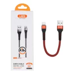 کابل شارژ فست پاوربانک اندروید Liami مدل LM-520M - قرمز (گارانتی شش ماهه شرکتی)
