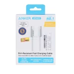 کابل شارژ فست ANKER Type-C to Type-C مدل A8060H21 240W - سفید (گارانتی 18ماهه حافظه طلایی ایستا) - تصویر 4