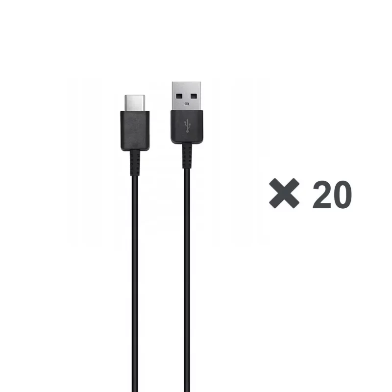 پک 20 عددی کابل شارژ SAMSUNG Type-C مدل EP-DG970 S10-CH - مشکی - DST (گارانتی شش ماهه) - تصویر 2