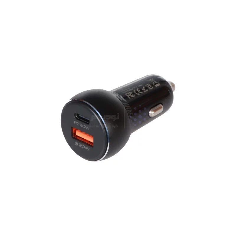شارژر فندکی PD و فست دو پورت VIPLATINA مدل VK26C 50W به همراه کابل شارژ Type-C To Type-C - مشکی (گارانتی 18 ماه تعویض نیکان همراه) - تصویر 4
