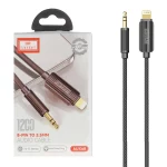 کابل 1.2 متری Earldom Lightning To Aux مدل AUX68 - مشکی