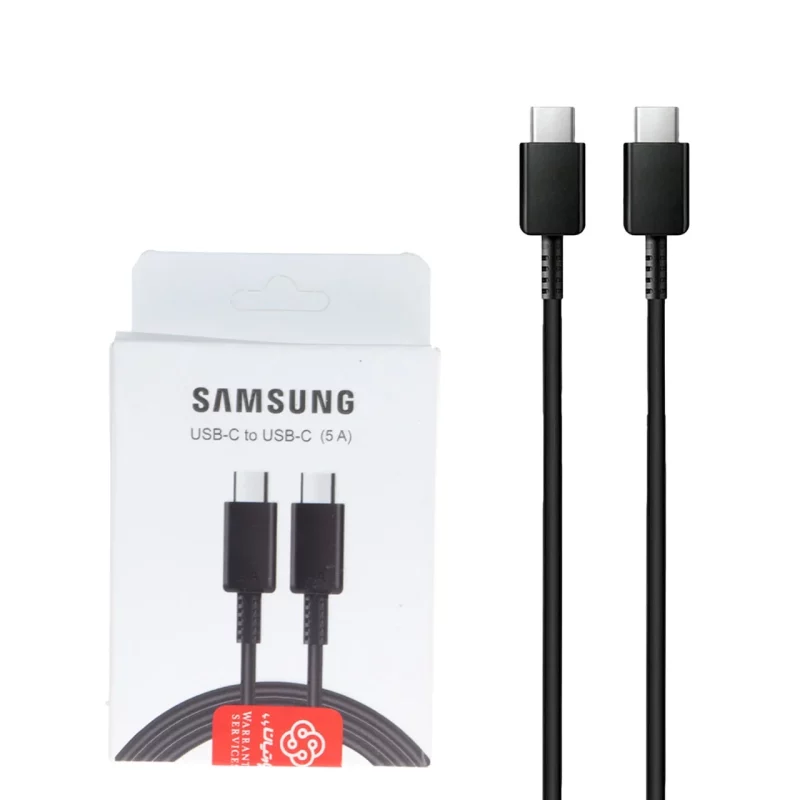 کابل شارژ سوپر فست و Samsung Type-C to Type-C PD مدل EP-DN975 - مشکی (گارانتی پارتیان پایا) درجه یک - تصویر 2