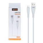 کابل شارژ فست اندروید Lasco مدل LC-03 - سفید - DST(گارانتی شش ماهه)