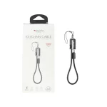 کابل شارژ فست 20 سانتی Yesido Type-C To Type-C و جاسوئیچی مدل CA177 60W - مشکی (گارانتی 18 ماه تعویض نیکان همراه)